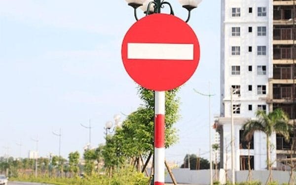 Biển cấm đi ngược chiều – Mức phạt khi vi phạm giao thông