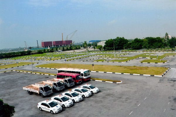 Hình: Sân tập lái ô tô ở Cần Thơ - Trường Dạy Lái Xe Ở Cần Thơ