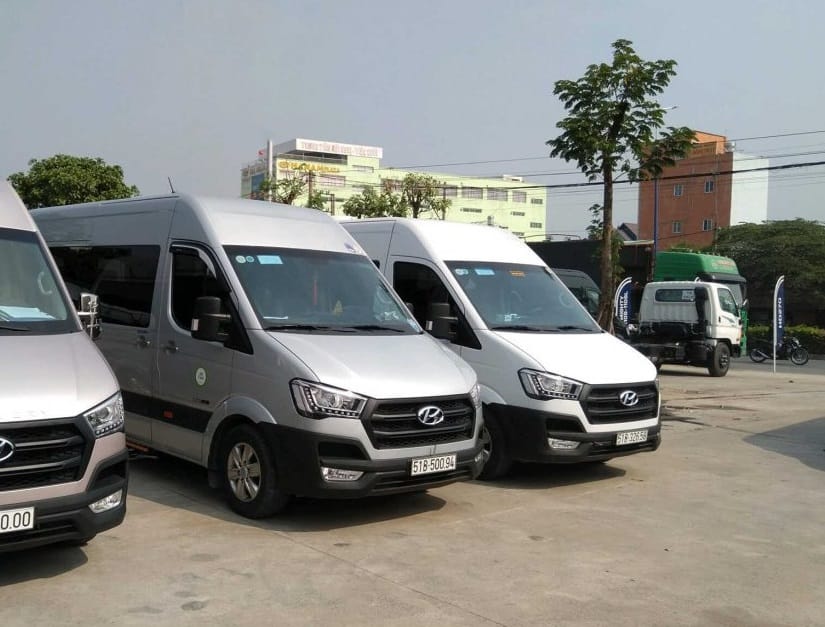 Dịch vụ xe Sài Gòn Xanh Quận 11 - Thuê xe 16 chỗ Quận 11