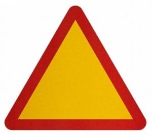 Biển báo chỉ Chú ý xe đỗ - biển báo nguy hiểm
