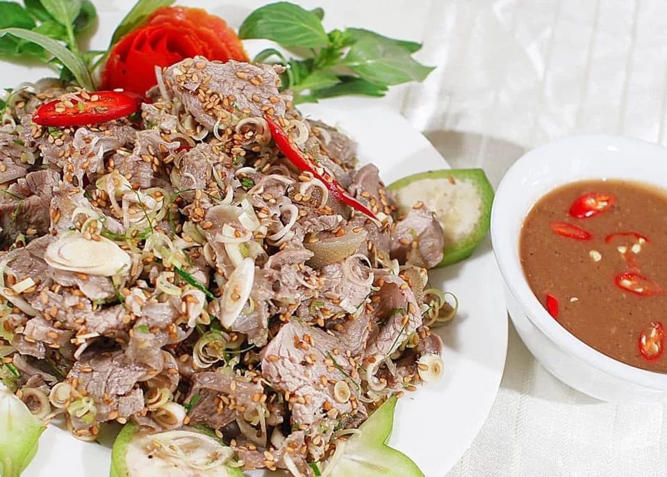 Dê tái chanh Hoa Lư Quán - Ăn tối Ninh Bình