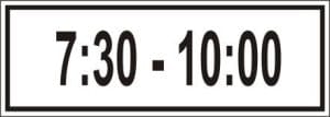 Biển báo chỉ thời gian 508a