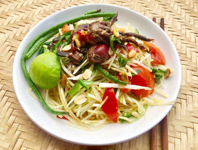Gỏi Đu Đủ Ba Khía - Món Ăn Tối Ngon Quận 4