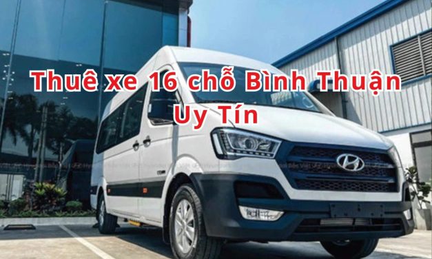 Bình Thuận – TOP 10+ thuê xe 16 chỗ Bình Thuận uy tín 2026