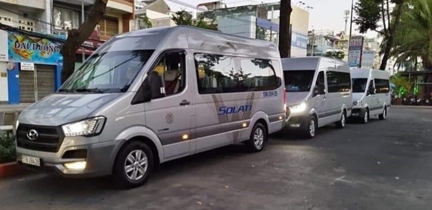 Xe 16 chỗ Sài Gòn Xanh - Thuê xe 16 chỗ Quận 12
