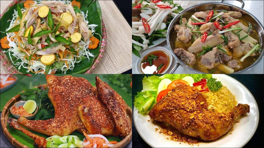 Gà đồi Yên Mỹ - ăn trưa Hưng Yên