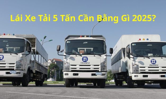 Lái Xe Tải 5 Tấn Cần Bằng Gì 2026? Giải Đáp A-Z Cho Người Mới