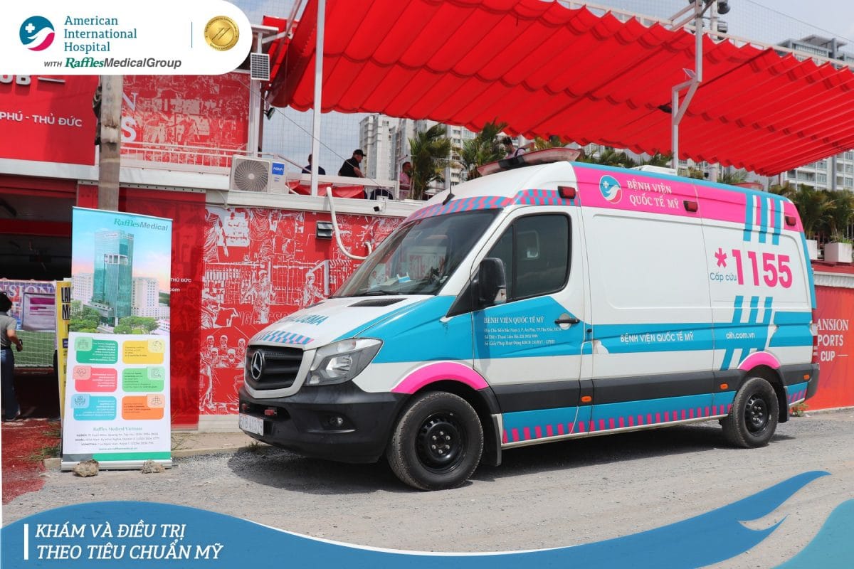 Bệnh viện Quốc tế Mỹ (AIH) - Xe cấp cứu quận 2