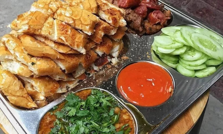 Bánh Mỳ Nướng Lạng Sơn - Ăn trưa Lạng Sơn