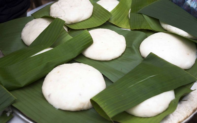 Bánh dày Sơn La - Ăn sáng Sơn La