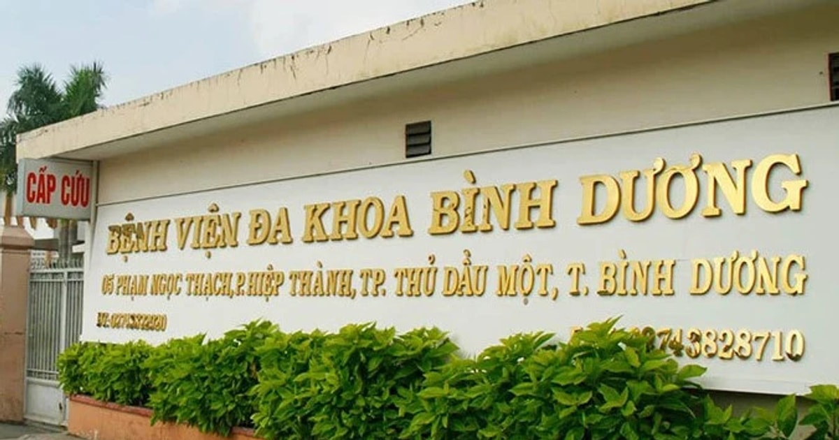 Bệnh Viện Đa Khoa tỉnh Bình Dương - Xe Cấp Cứu Bình Dương