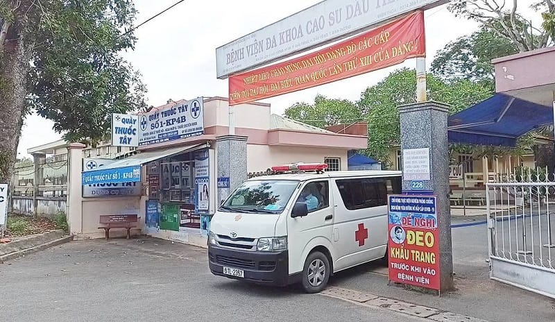 Bệnh viện Đa khoa Cao su Dầu Tiếng - Xe Cấp Cứu Bình Dương