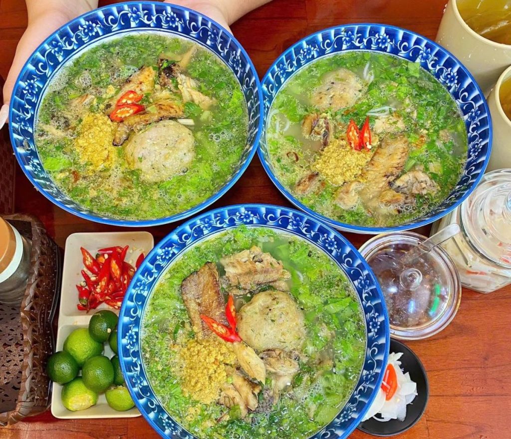Bún cá rô đồng Thanh Hóa - Ăn tối Thanh Hóa