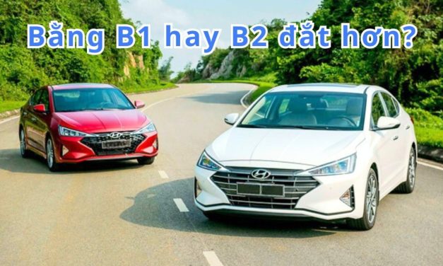 Bằng B1 hay B2 đắt hơn? So sánh học phí lái xe ô tô 2026