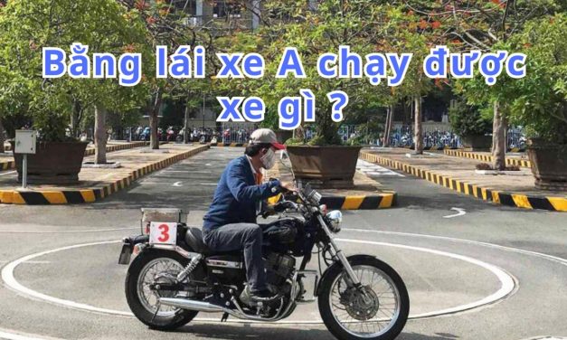 Bằng lái xe A chạy được xe gì 2026? So sánh A1, A, A2 mới