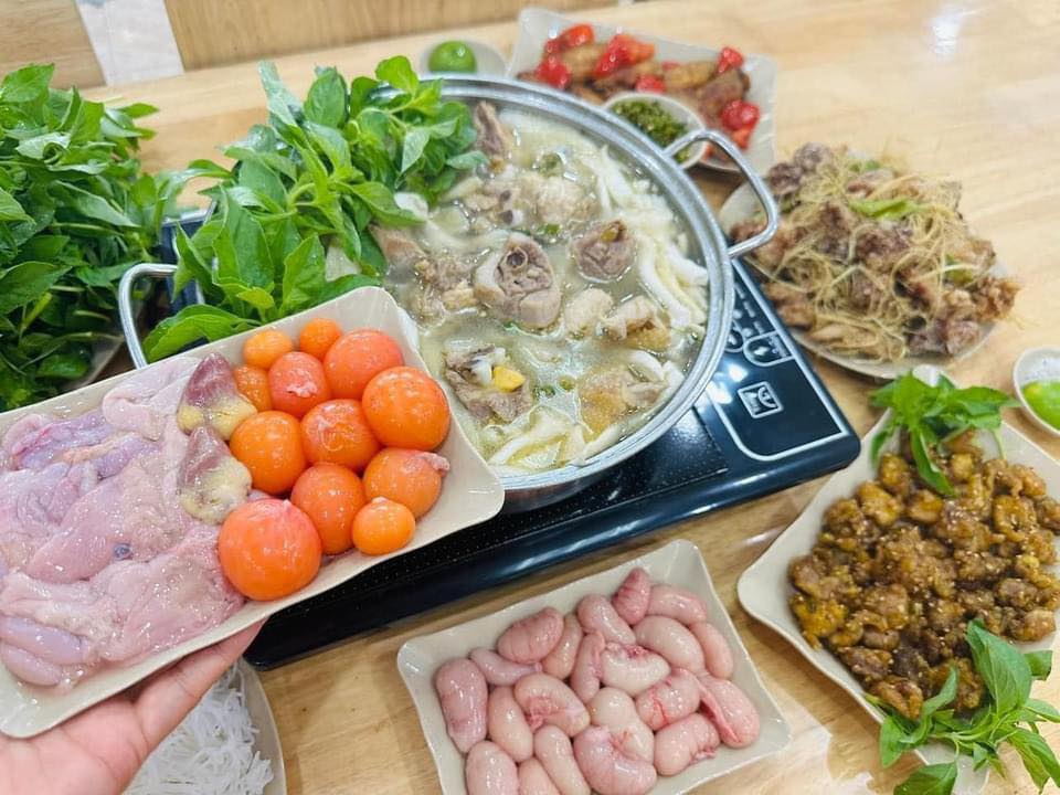 Lẩu Gà Lạng Sơn - Ăn trưa Lạng Sơn