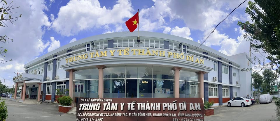 Trung tâm Y tế thành phố Dĩ An - Xe Cấp Cứu Bình Dương