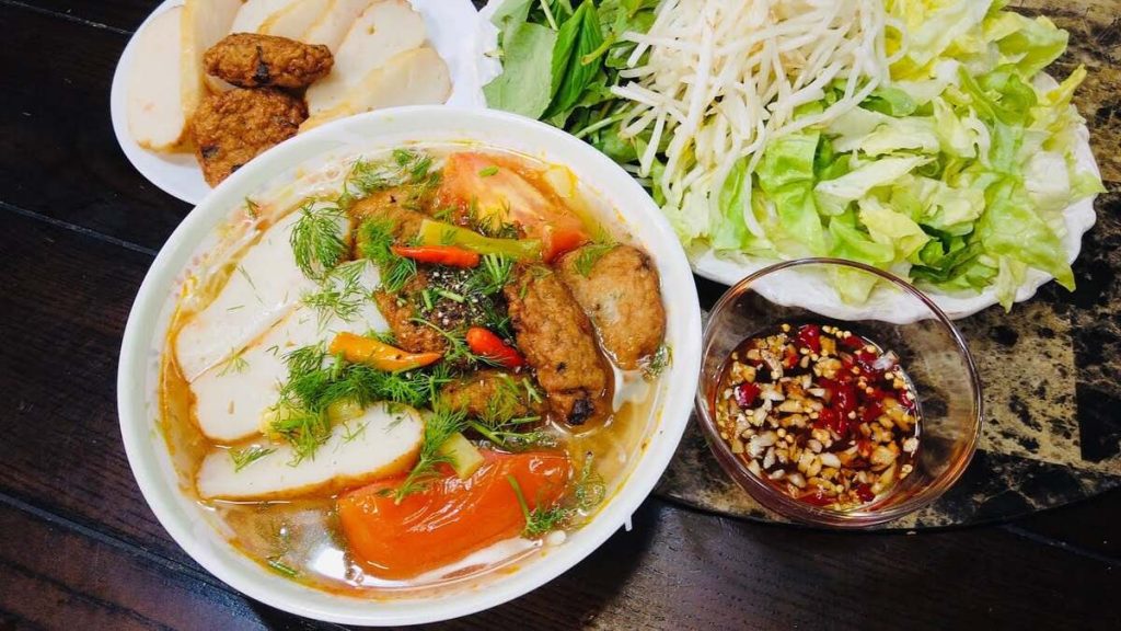 Bún Chả Cá - ăn trưa Đà Nẵng