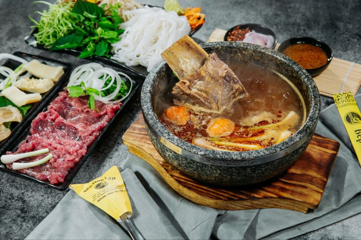Bún Bò Thố Đá Bếp Ông Lập - Ăn trưa Gò Vấp