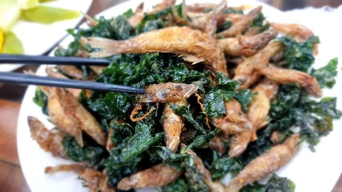 Cá suối nướng - Ăn tối Yên Bái
