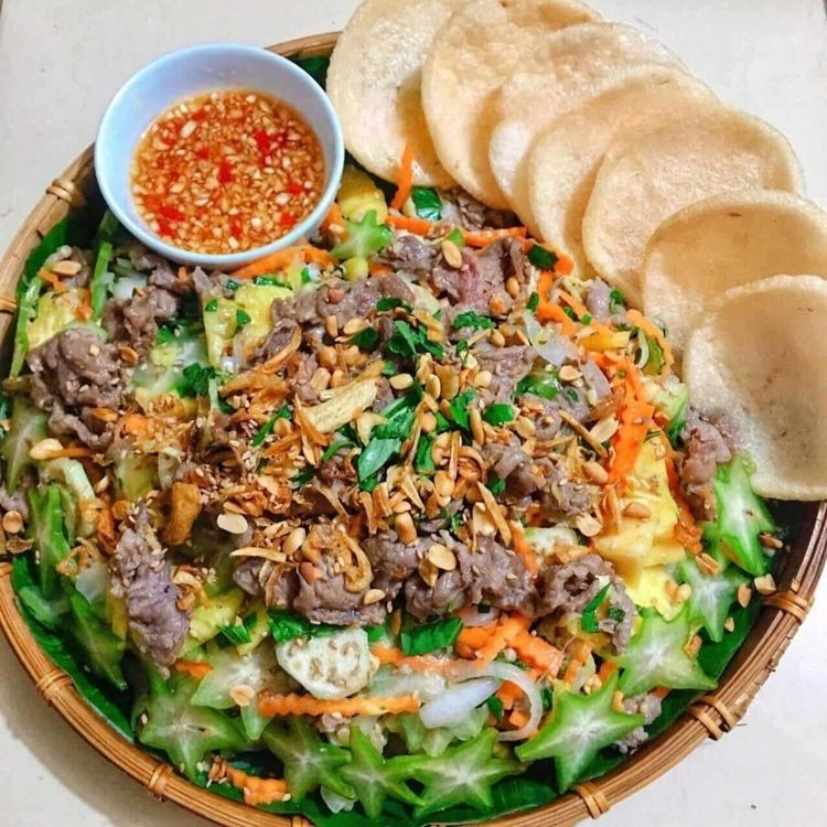 Gỏi bò bóp thấu - Ăn tối TPHCM