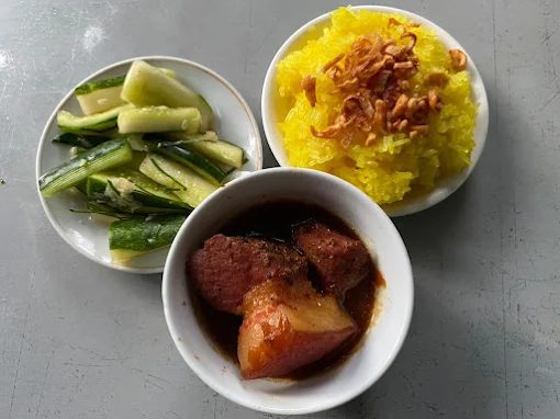 Xôi vò nghệ - Ăn sáng Nghệ An
