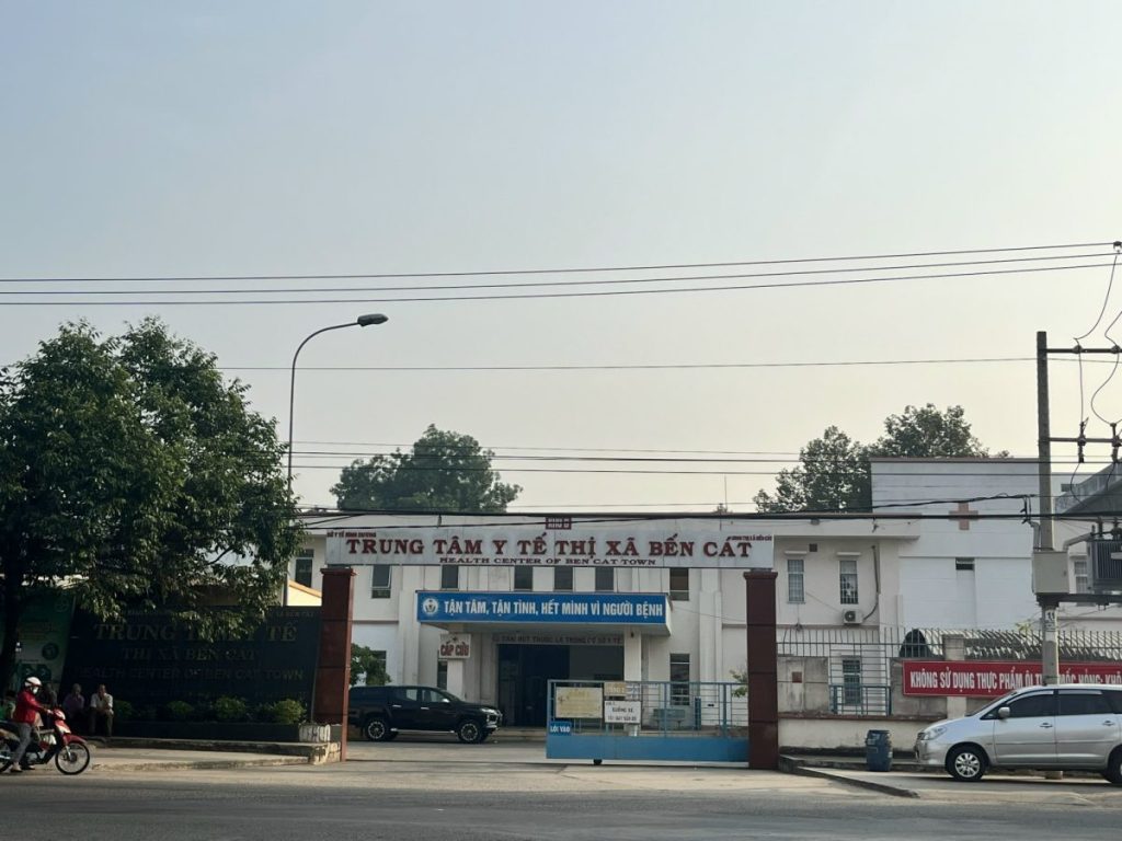 Trung tâm Y tế TP. Bến Cát - Xe cấp cứu Bến Cát