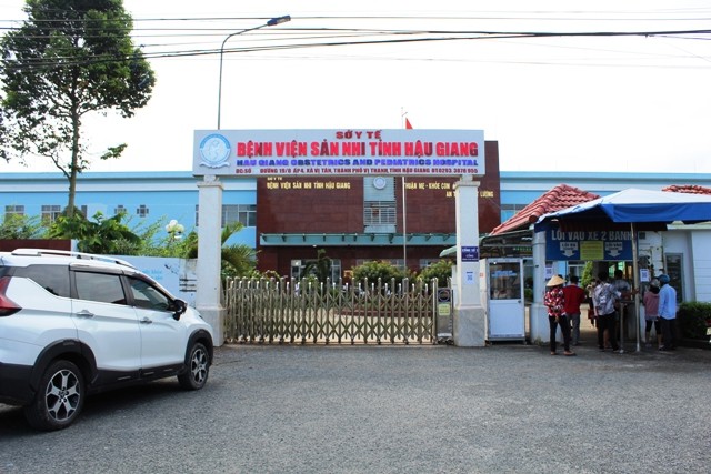 Bệnh Viện Sản Nhi Tỉnh Hậu Giang- xe cấp cứu Vị Thanh