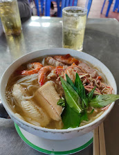 Bún mắm sóc trăng- ăn trưa Sóc Trăng