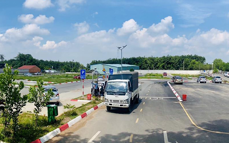 Thực hành trên sân tập đạt chuẩn Bộ CA- Học bằng C cấp tốc