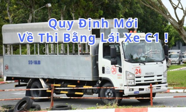 Quy Định Mới Về Thi Bằng Lái Xe C1 2026 – Cập Nhật A-Z