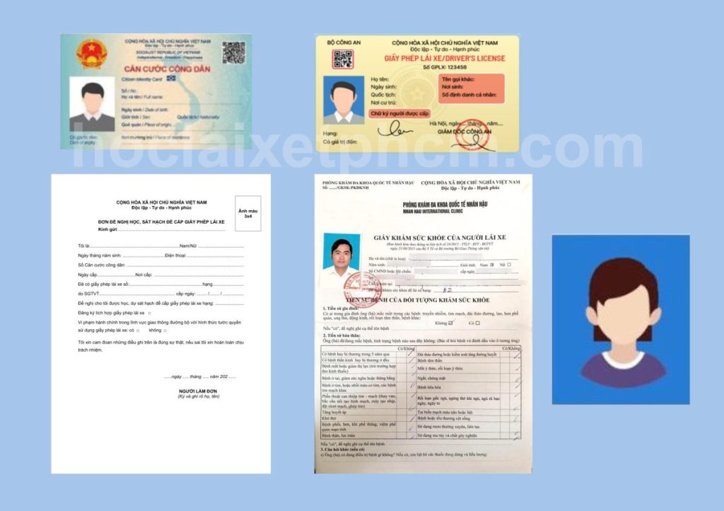 Hồ sơ đăng kí học lái xe B1 cấp tốc