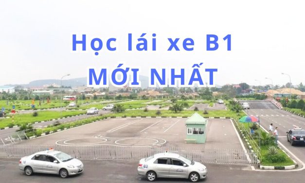 Học lái xe B1 mới  2026 – Thủ tục, học phí, lịch thi bằng B1