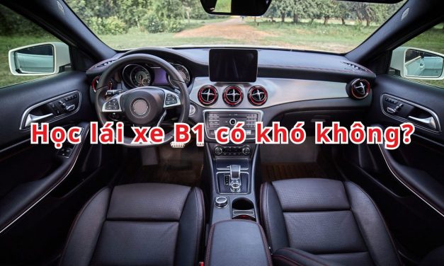Học lái xe B1 có khó không? Bật mí kinh nghiệm thi đậu dễ dàng