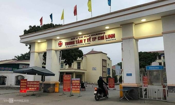Trung tâm y tế TP. Chí Linh- xe cấp cứu Chí Linh