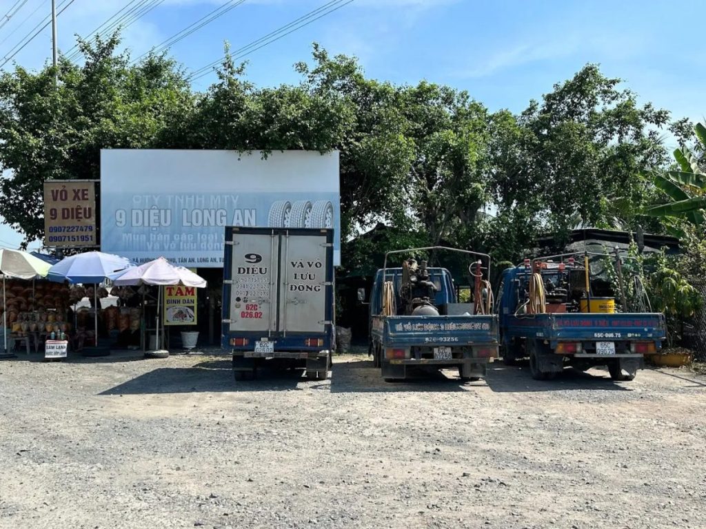 Vá vỏ xe 9 Diệu Long An - Cứu Hộ Xe Ô Tô Long An