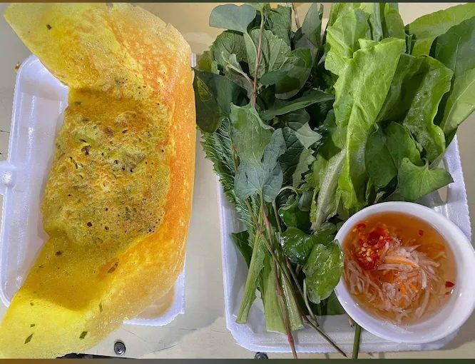 Bánh xèo - Ăn tối Tiền Giang