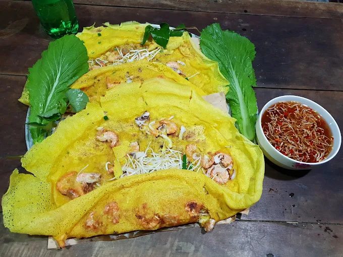 Bánh xèo miền Tây - Ăn trưa Tiền Giang