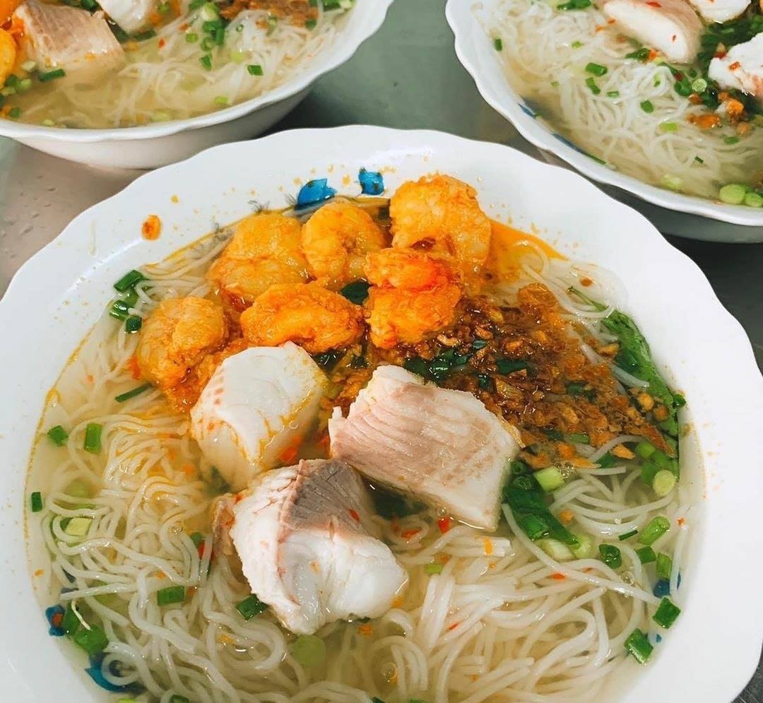 Bún cá Rạch Giá - Ăn trưa Kiên Giang