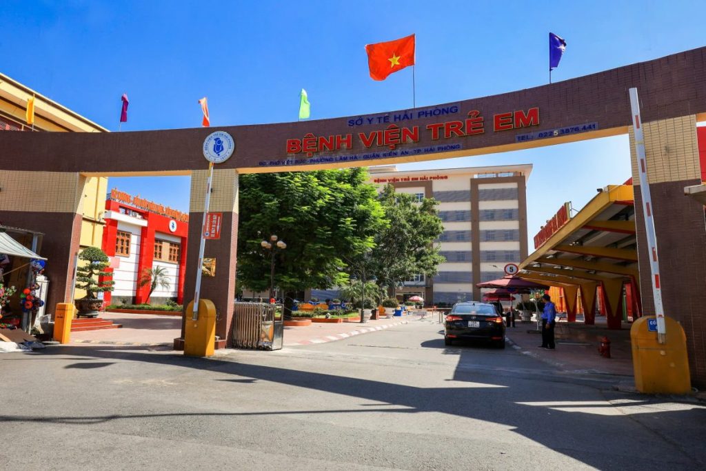 Bệnh viện trẻ em Hải Phòng - Xe cấp cứu Hải Phòng