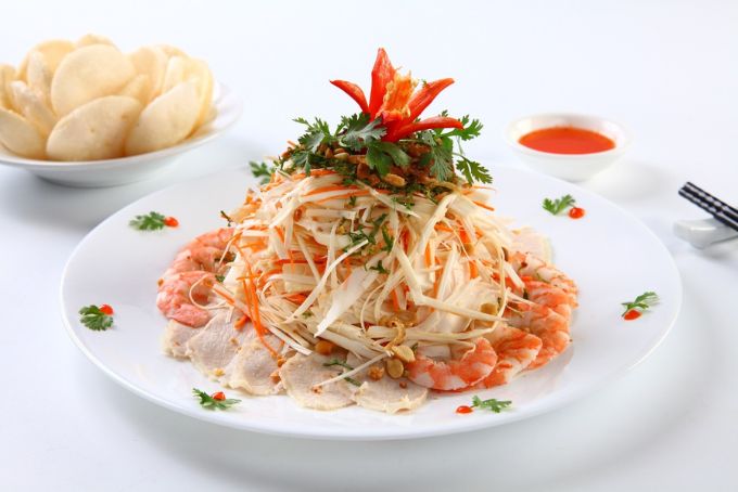 Gỏi ngó sen tôm thịt - Ăn tối Đồng Tháp