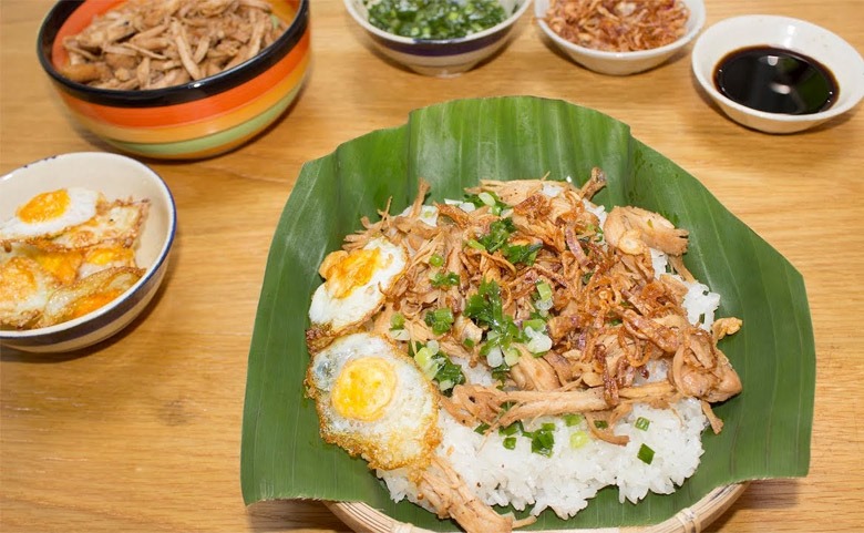 Xôi gà - Ăn sáng Phú Yên