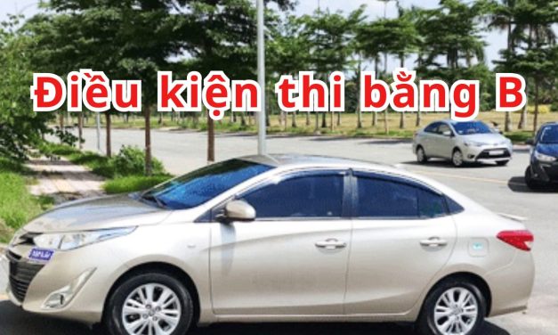 Điều Kiện Thi Bằng Lái Xe B 2026 – Thông Tin Học B Mới