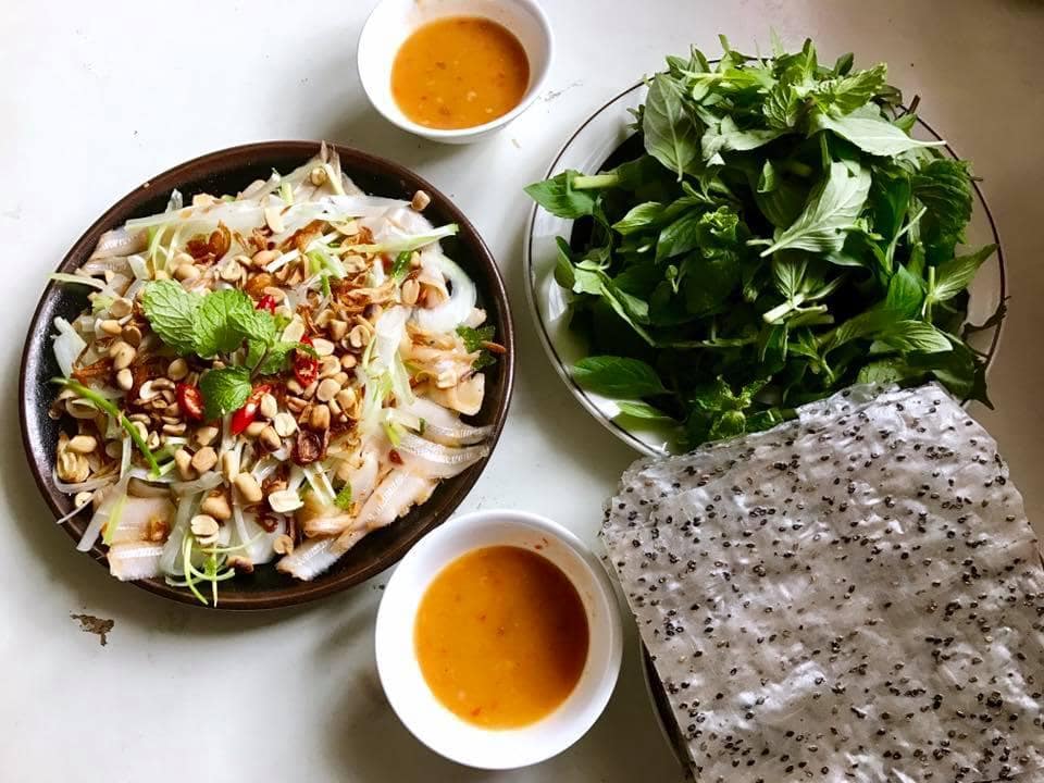 Gỏi cá mai - Ăn tối Phú Yên