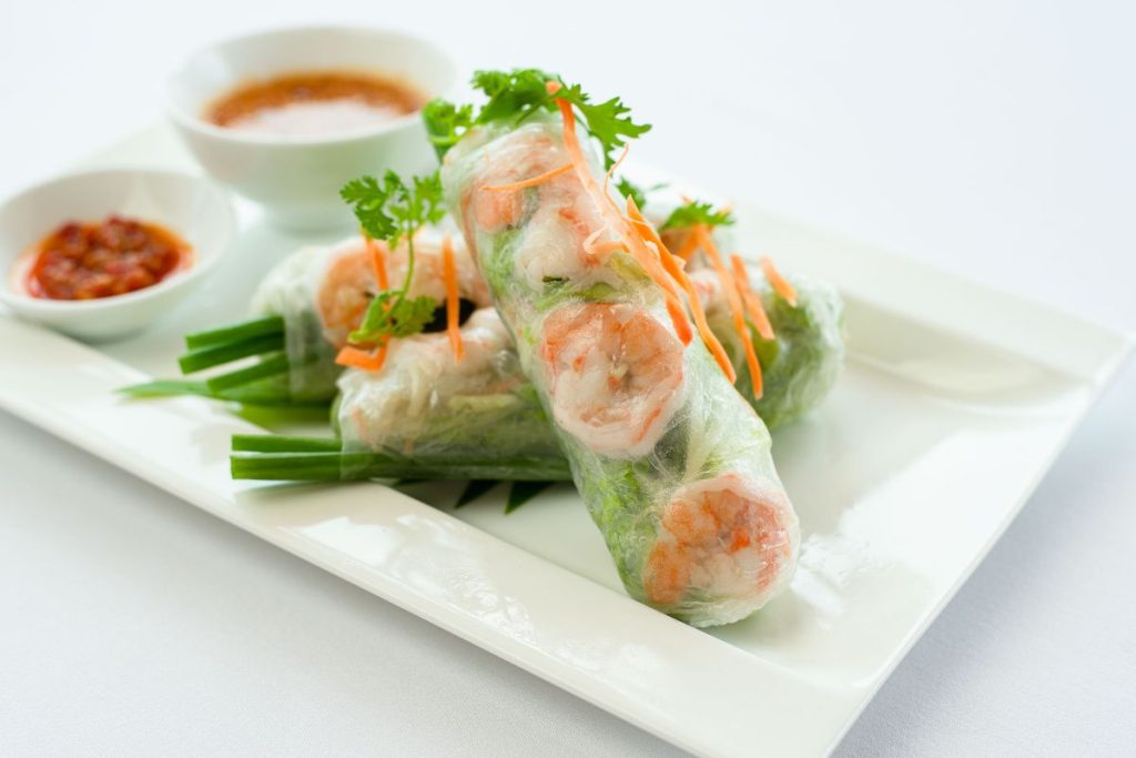 Gỏi cuốn tôm thịt - ăn trưa Đồng Nai