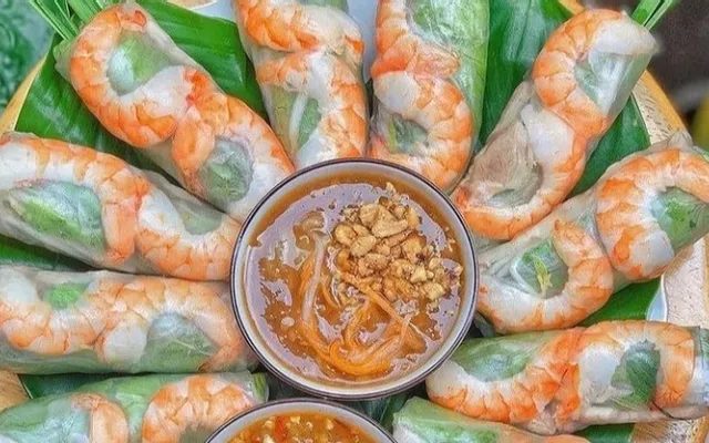 Gỏi cuốn - Ăn tối Tiền Giang