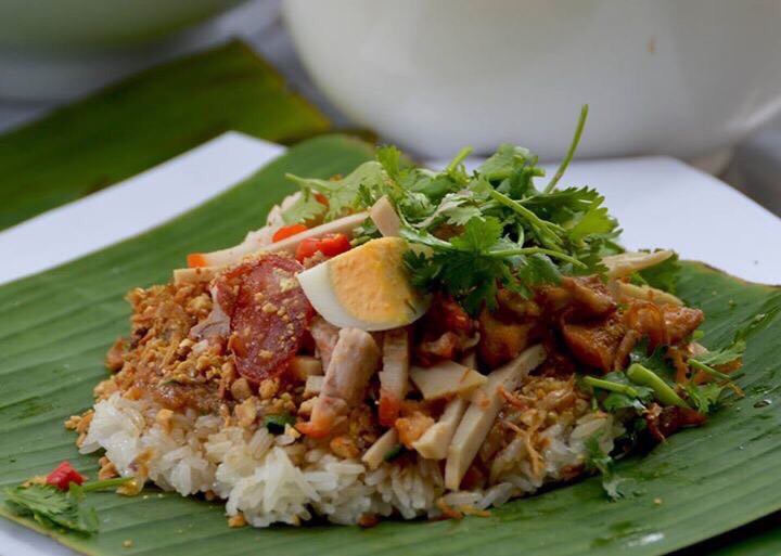 Xôi mặn - Ăn sáng Vĩnh Long