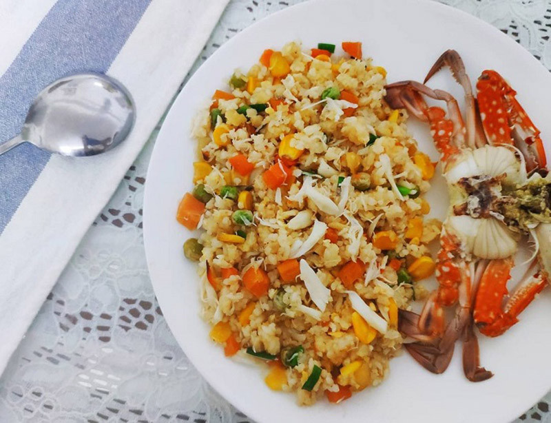 Cơm ghẹ Hà Tiên - Ăn trưa Kiên Giang