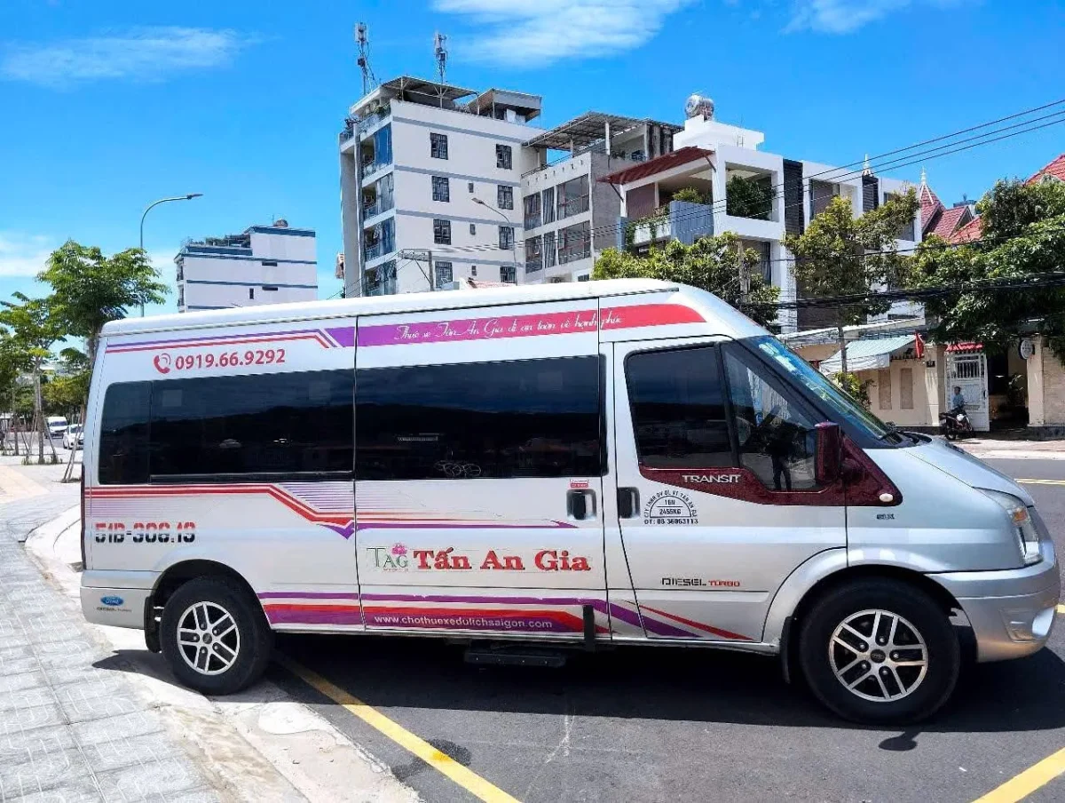 Công Ty Cho Thuê Xe Tấn An Gia - Thuê xe 16 chỗ Cần Giờ