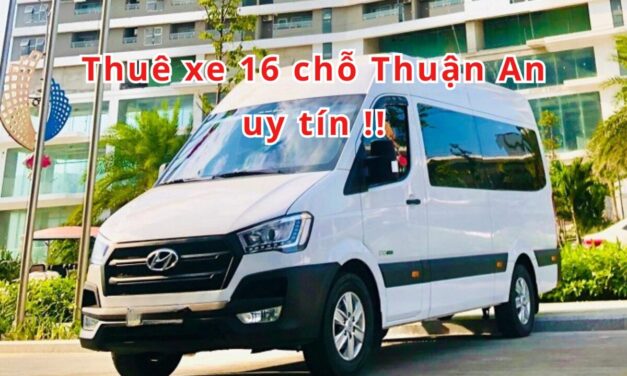 Thuận An – TOP 5+ Thuê Xe 16 Chỗ Thuận An Uy Tín 2026